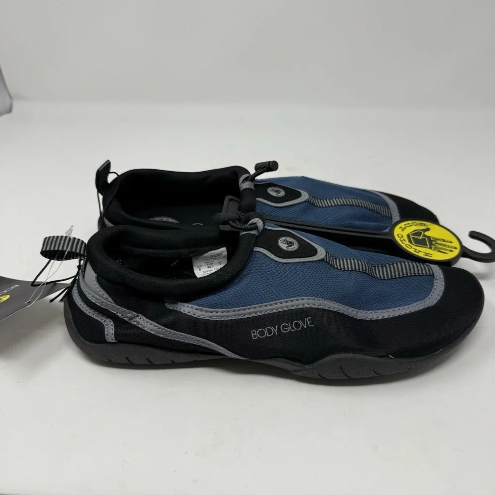 Body Glove Shoes Mens 8 Blue Black Riptide III Barefoot Water Hiking Outdoor